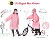 Kamio Japan Fahrrad-Regenbekleidung mit Aufbewahrung 83723 Regenmantel, Groß, Rosa, Etui,