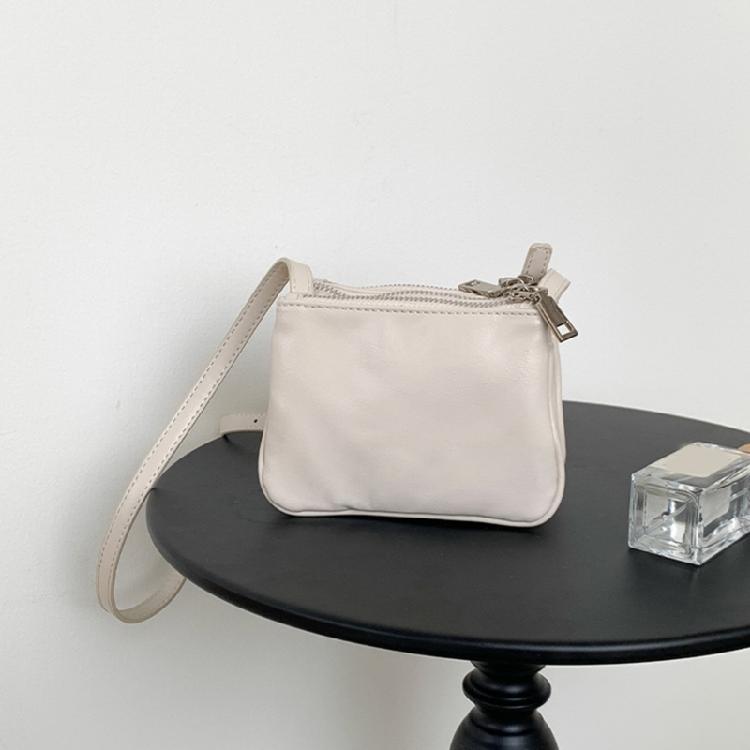 Casual PU Leather Crossbody Bag for Women Girls Phone Bag Small Shoulder Purse