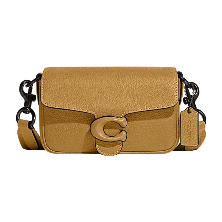 

Coach Tabby 18 Flap Closure Shoulder Bag With External Open Pocket Women Shoulder Bag Tan CC103-FLX Basic Set (Bag+Dust Bag)