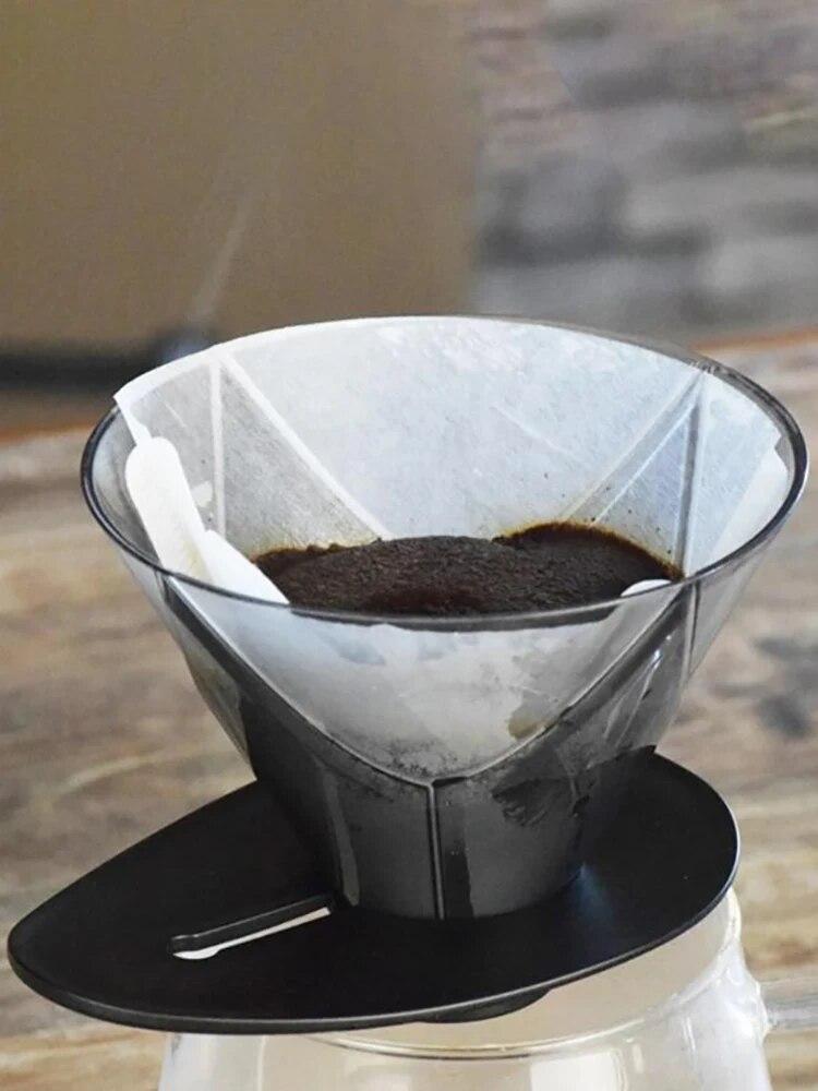 Многоразовый кофейный фильтр-капельница из смолы для заваривания кофе Barista V02, воронкообразный фильтр-чашка 1-4 чашки