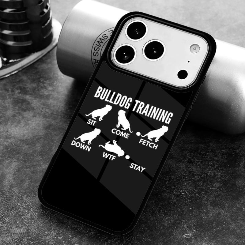 Life Is Better with a Bulldog Mom Phone Case for iPhone 17 16 15 Pro Max Air 14 13 12 11 Plus Shockproof Capa Cover