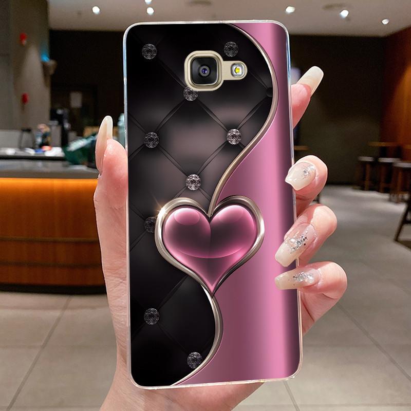For Samsung Galaxy A5 2016 A3 2016 A7 2017 Case Flower Butterfly Soft Silicone Clear TPU Cover For Samsung A3 A5 2017 Cases Capa