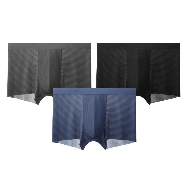 Bananain 311 Cool Air Ice Silk Herren Boxer Briefs (3 Pack)