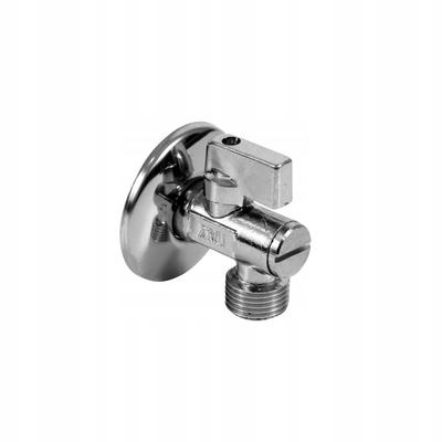 Angle Ball Valve with Filter for Faucet and Cistern 1/2x3/8"