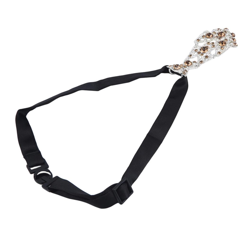 Unisex Decorative Suit Rhinestone Necktie Women Men Ties Formal Business Gentleman Wine Party Wedding Ceremony Ties Collar Accessories