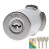 MIWA (Miwa Lock) RA Series 85RA 82RA 04RV Key U9 Cylinder Lock Replacement for Front Doors - Silver (ST Color) MCY-112 - Includes Replacement Instruct