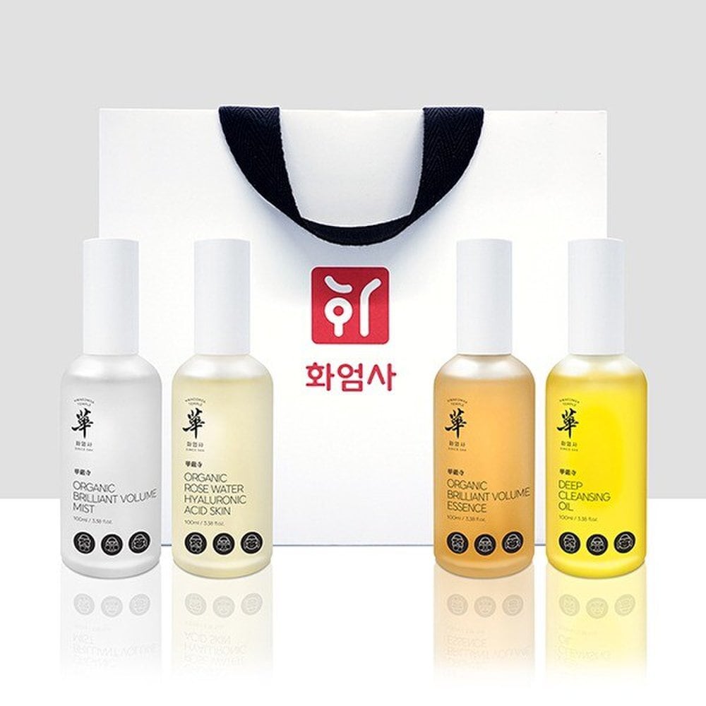 

Hwaeomsa Organic Skincare 4-piece set for gift
