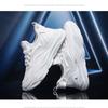 Men's Casual Sneakers 2025 Summer Black Men Sneakers Fashion Mesh Thick Sole Basic Breathable Wear-resistant Running Shoes Man
