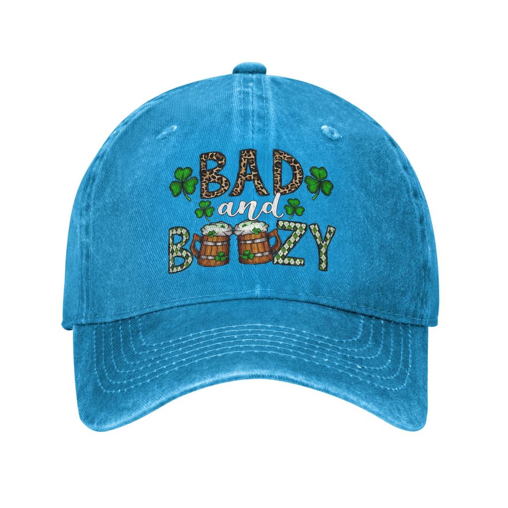 Summer St PatrickS Day Birthday  Baseball Cap Sun  Sun Visor Washed Hats Men Adult Fitted Retro Outdoor Sports Baseball Caps