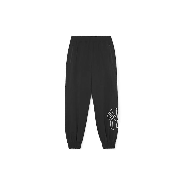 New MLB New York Yankees Knitted Sweatpants Unisex Black 3AWPB0243-50BKS