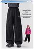 Girl's Autumn Outdoor Wide-Leg Cargo Pants