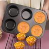 Nonstick Muffin Pan 6 or 12 Cups Cupcake Pan Brownie Egg Bites Cake Pan Carbon Steel Bakeware for Oven Baking Cake Mold