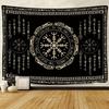 Scandinavian Rune Energy Field Tapestry Celtic Living Room B And B Cafe Decoration Viking Mythology Art Backdrop