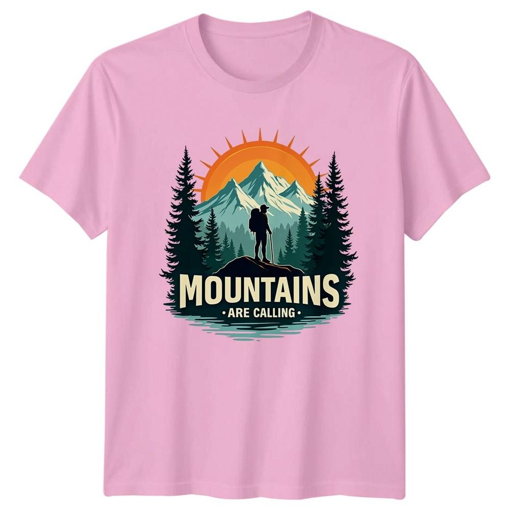 Mountains Are Calling TShirt Mountain Hiking Outdoor Adventure