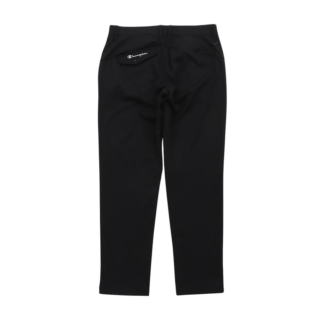 Champion Golf Long Script Men's Pants, Black, Anti-Static, Stretch, Water-Repellent, Windproof, Logo, C3-ZG203