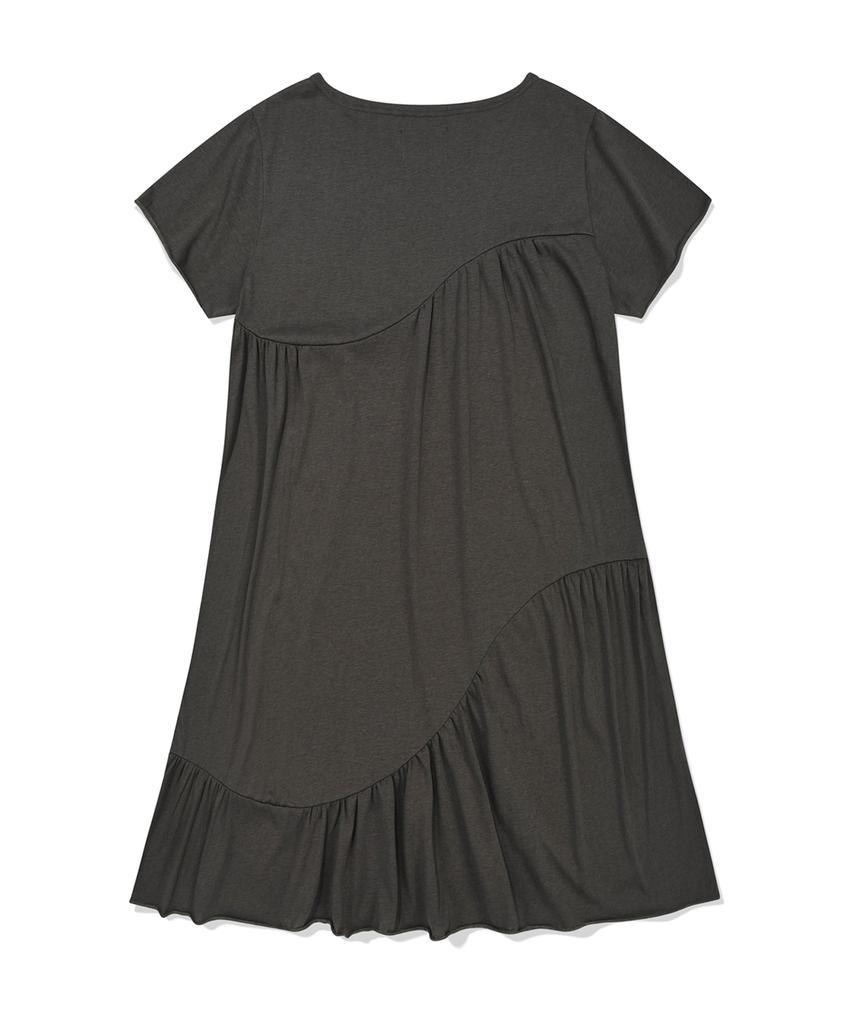 Retriever Club Pleated Dress [Charcoal Gray]