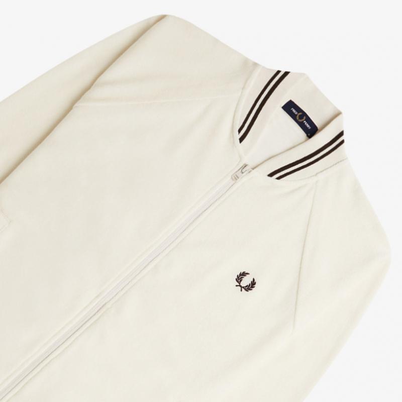 Fred Perry [sport] Toweling Track Jacket   Ecru Afpm2417805 560