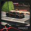 Speedmaster Japan TARMACWORKS Koenigsegg Agera RS Black Carbon Accents Finished Model 1/64 Fiber/Red T64G-TL005-BCF