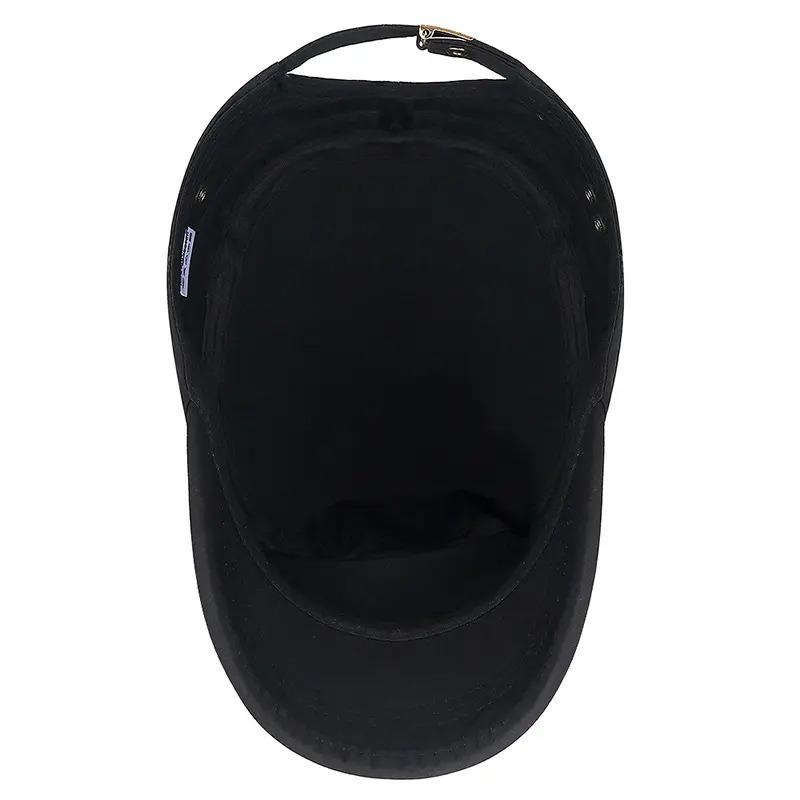 Summer men's flat top hat Outdoor quick-drying hat Breathable sunscreen visor hat Thin cap Mountaineering cool hat