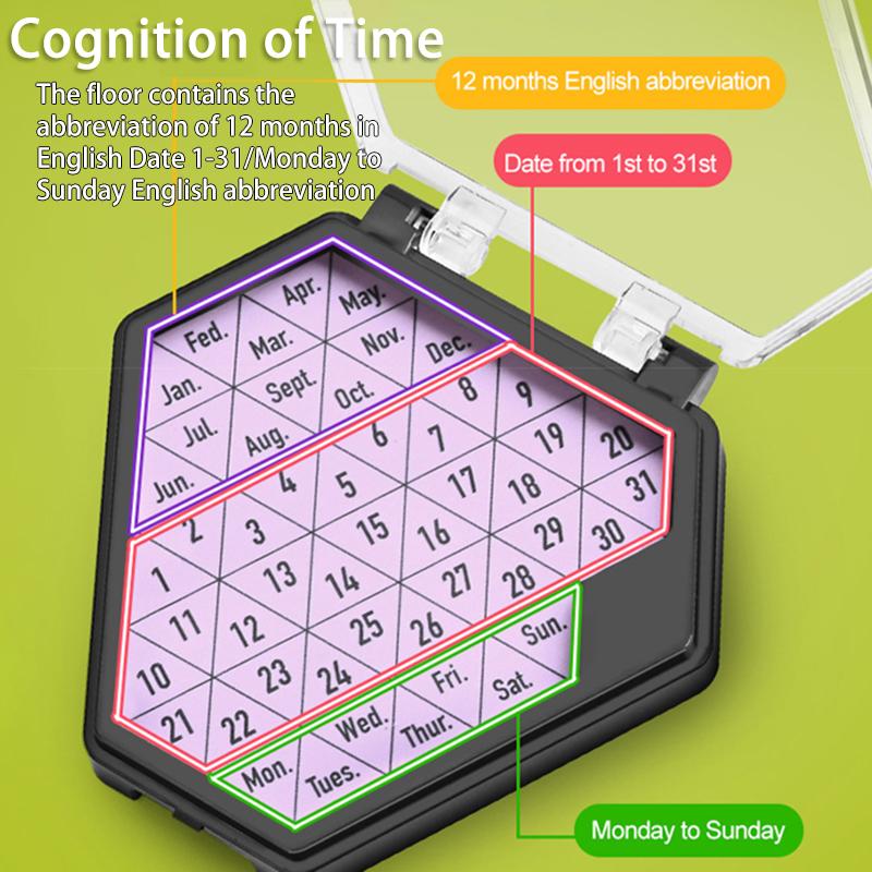 Children Smart Clearance Tangram Toy Calendar Challenge Intelligence Game Logical Thinking Training Fun Interactive Novelty Toys
