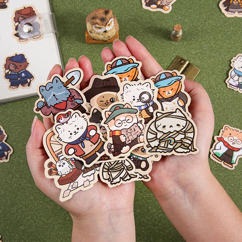30 pcs/pack Cute Cartoon Stickers DIY Deco Scrapbooking Collage Junk Journal Creative Korea Stationery Craft Supplies