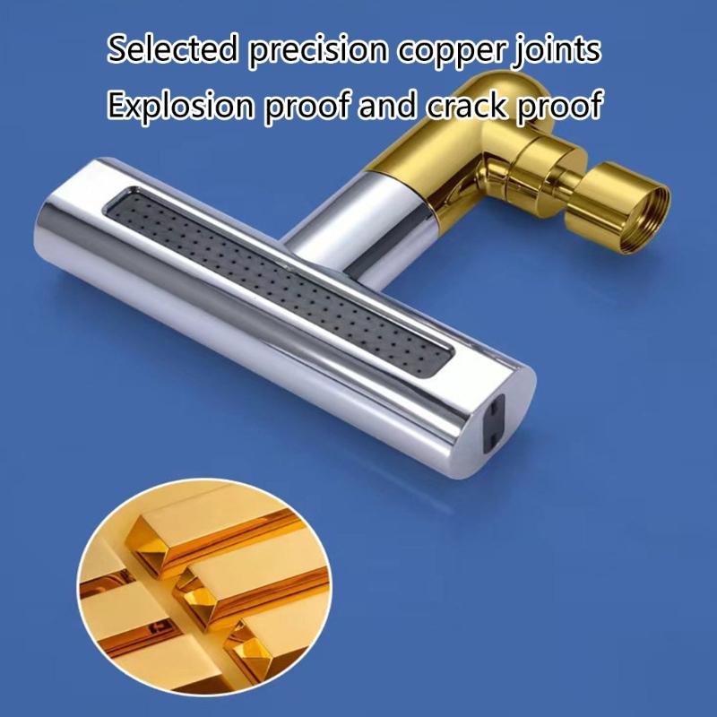 Kitchen Tap Spray Head 360 Swivels Spouts Faucet Extender Kitchen Sink Tap Spray Head Tap Aerator Large Area Replacement