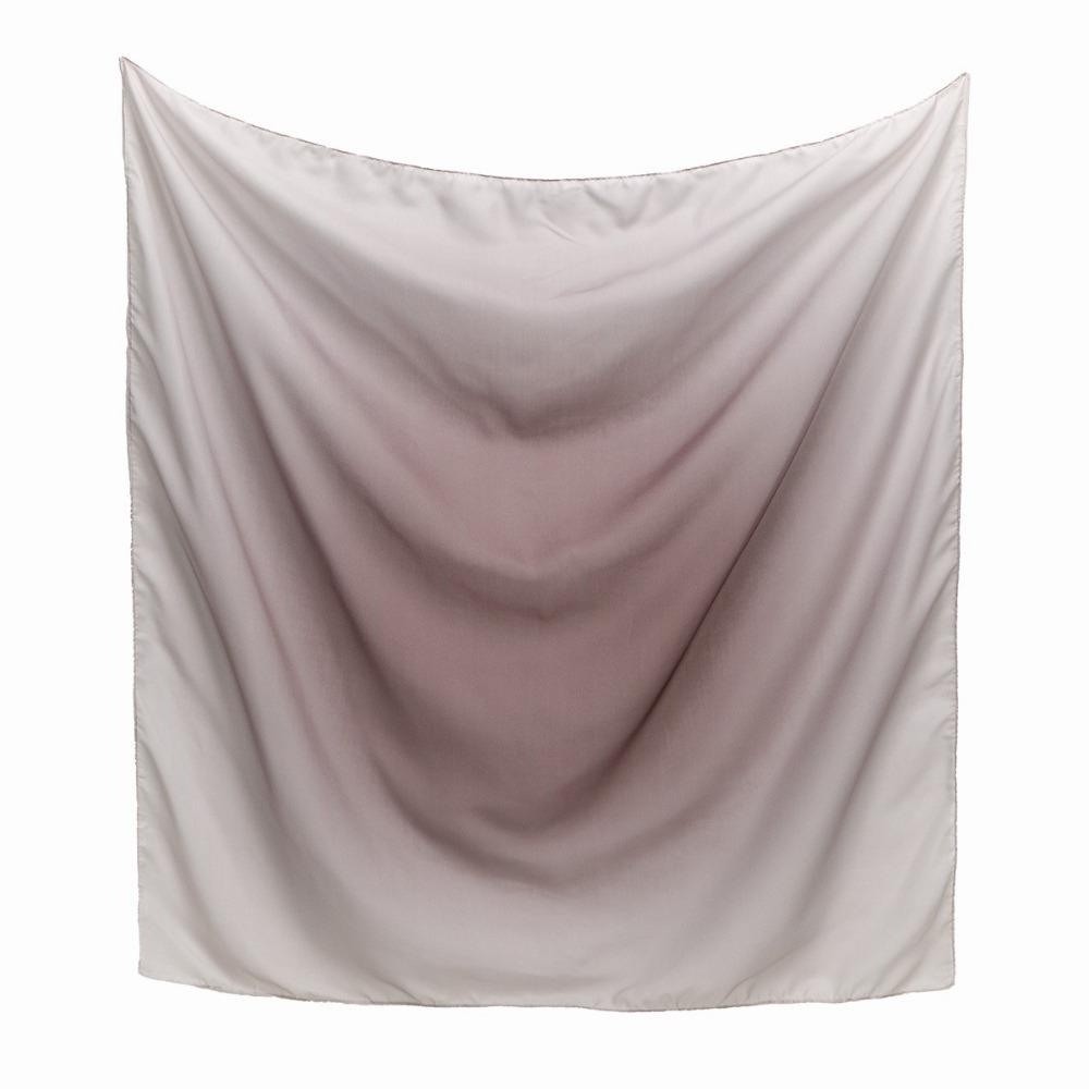 

Large Size Gradient Square Scarf Square Shape Turban Headscarf Fashion Islamic Shawl Vacation сірий/рожевий