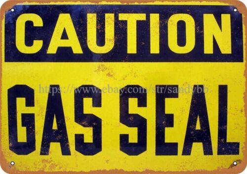 

CAUTION GAS SEAL metal tin sign metal collectibles signsAluminum 20x30cm（7.8x11.8inch）