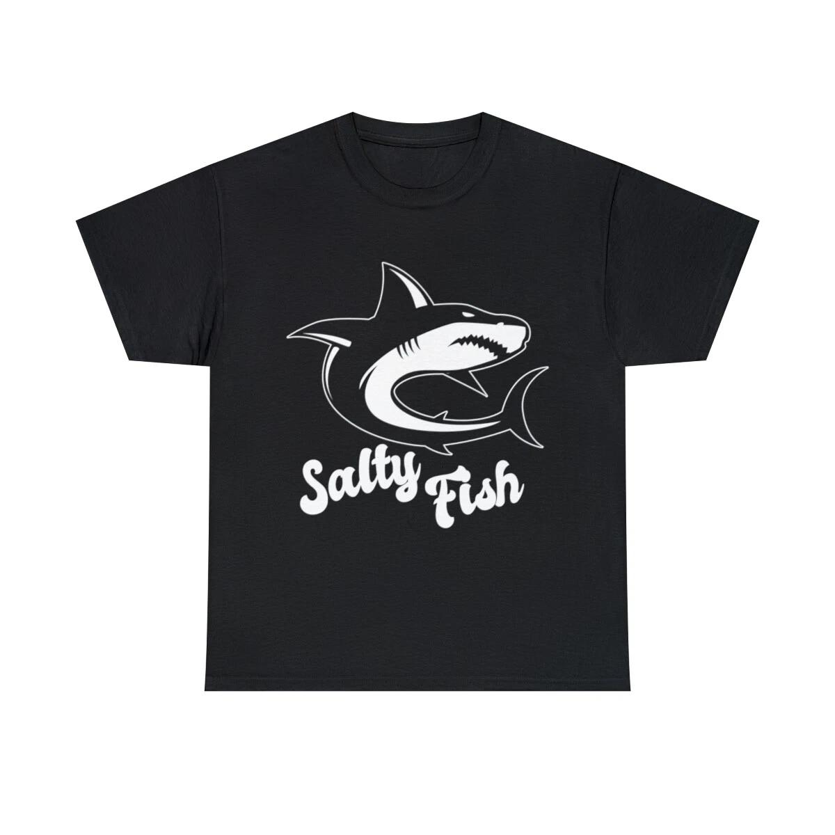 

Salty Fish Sassy Shark Pun Graphic Tee Shirt, S-5XL XL