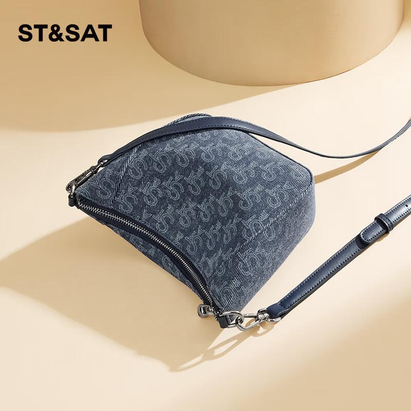 St&Sat Women's Handbag, Retro Crossbody Bag, Dumpling Bag, Shoulder Bag
