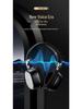Business Style Gold Thread Over-Ear Bluetooth Headphones: High-Quality Sound for Wireless Gaming