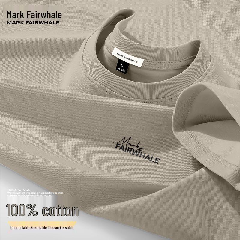 Mark Fairwhale Men's Casual Cotton Short Sleeve T-Shirt