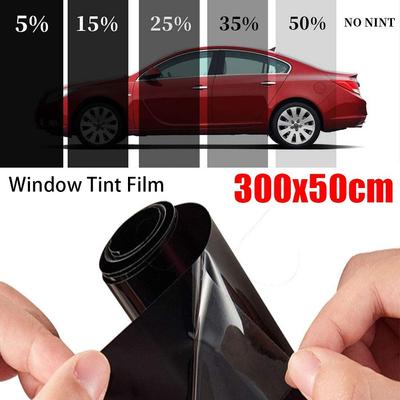 1 rolă 50x3m Căldură UV Bloc Folii Auto Umbrire de soare Sticla Autocolant Durabil Nuanțare Ferestre Film Parbriz