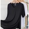 Women's Plus Size Loose V-Neck Short Sleeve T-Shirt