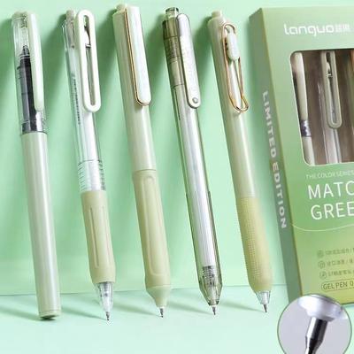 Brush Pen Set Quick Dry Press Neutral Pen ST Head Press Brush Black Pen
