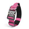 Heavy Duty Dog Collar Medium To Large Breeds Anti-Pull Tactical Nylon With Adjustable Buckle Multiple Colors Sizes