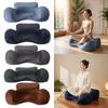 Ergonomisches Meditationskissen mit rutschfester Unterseite Abnehmbarer Samtbezug Atmungsaktiver Memory-Schaum