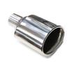 Car Universal Oval Exhaust Tip Stainless Steel For Benz W204 Class C Muffler Tip 47mm Inlet Single Out Exhaust Pipe Car Tuning