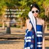 Large Quick-Drying Microfiber Beach Towel with Active Printing