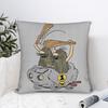 Wacky Races Boulder Mobile Glen Evans Pillowcase Printing Cushion Cover Gift Cartoon Pillow Case Cover Home Zippered 40X40cm