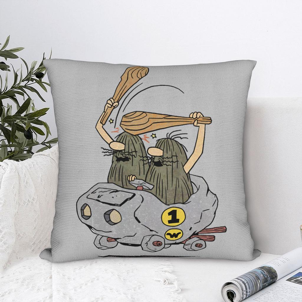 Wacky Races Boulder Mobile Glen Evans Pillowcase Printing Cushion Cover Gift Cartoon Pillow Case Cover Home Zippered 40X40cm