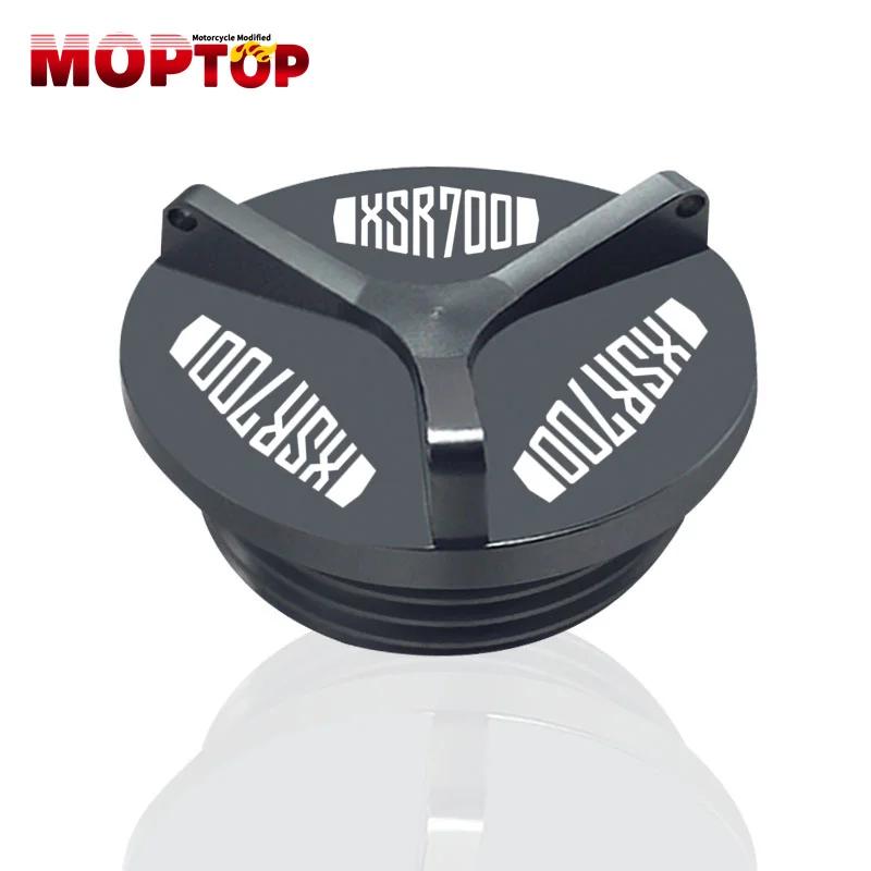 For XSR 700 Xsr700 2016-2025 2025 2025 M27*3.0 2025 XSR700 CNC Auminum Motorcycle Oil Filler Cap Engine Plug Cover Screw Oil Cap