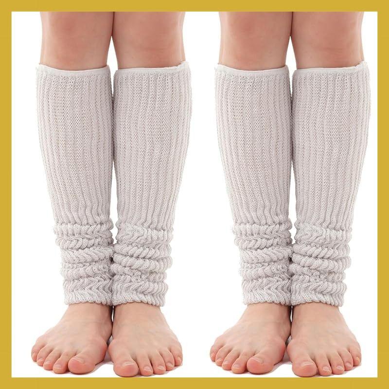 Used Silk leg warmers, double knit, for both summer and winter, for sleeping, sleeping, cooling protection, made in Japan, 3 colors, approx. 45cm (2