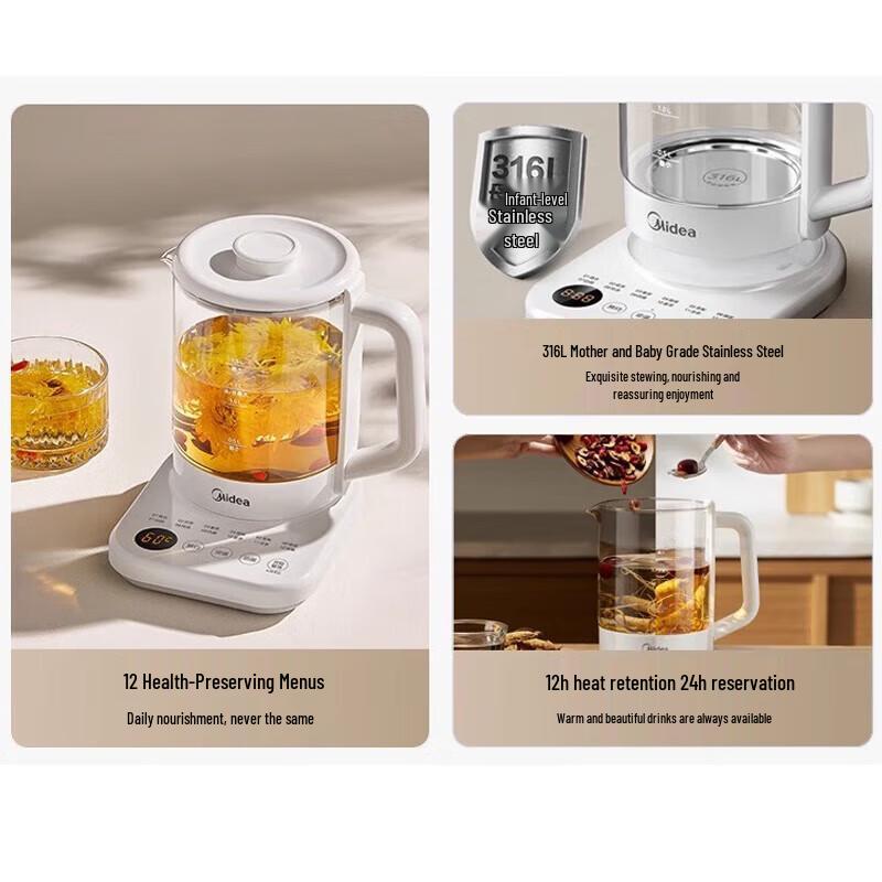 Midea Multi-function Health Pot & Tea Maker CN Plug (adapter Included)