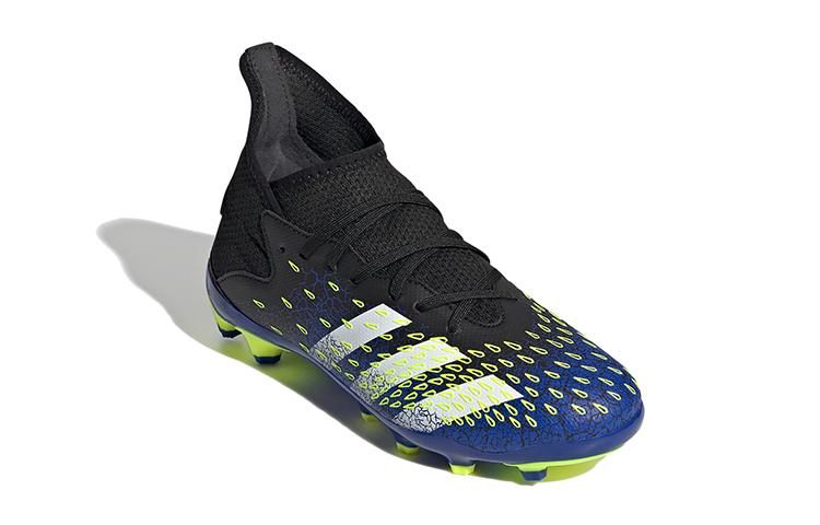 adidas Zapatillas de Fútbol PREDATOR Antideslizantes de Caña Media para Niños Negro Azul Verde Niños FY0621