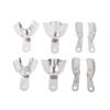 2Pcs Upper And Lower Autoclavable Teeth Tray Teeth Holder Aluminum Alloy Dental Impression Trays Lab Equipment Dentist Tool