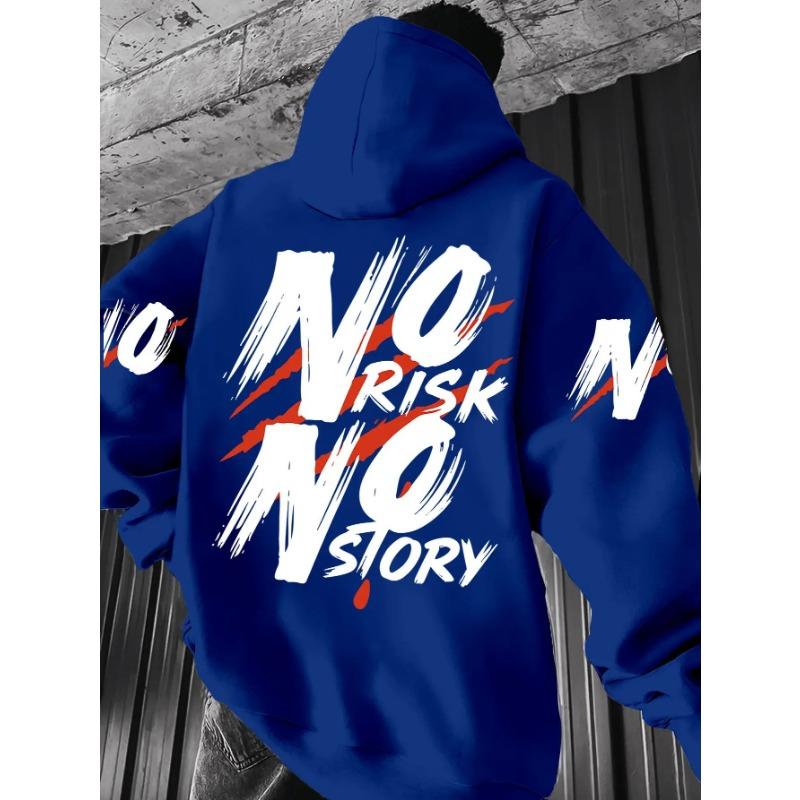 2026 Autumn/Winter New Style Simple Casual Stylish Soft Comfortable 3D Letter Pattern Printed Men's Hooded Sweatshirt