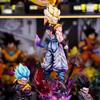 JT Dragon Ball Gogeta Statue Three Head Sculpts Anime Figure Model Desktop Decoration Collectible Gift For Collectors