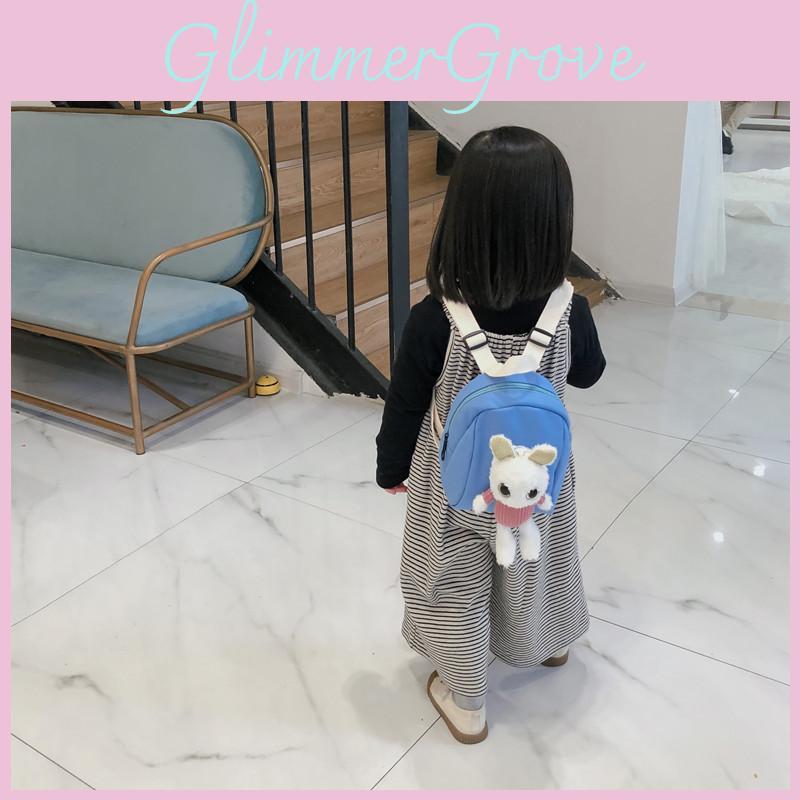 Belt White Cute Pants Cow Rabbit Cat Plush Toy Decoration Backpack Children