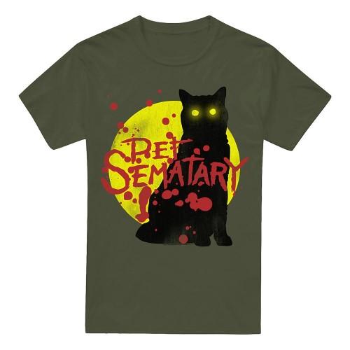 Pet Sematary Mens Graphic Cat T-Shirt